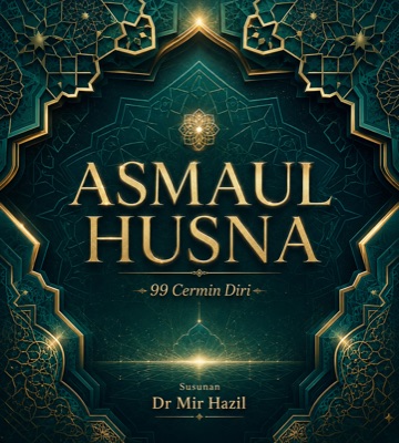 Kulit buku Asmaul Husna — 99 Cermin Diri