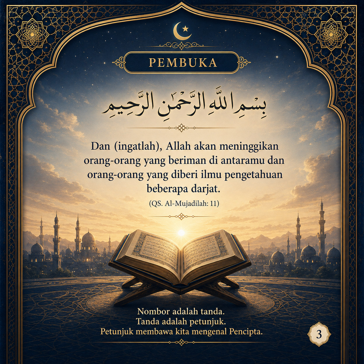 Muka 3 — Pembuka