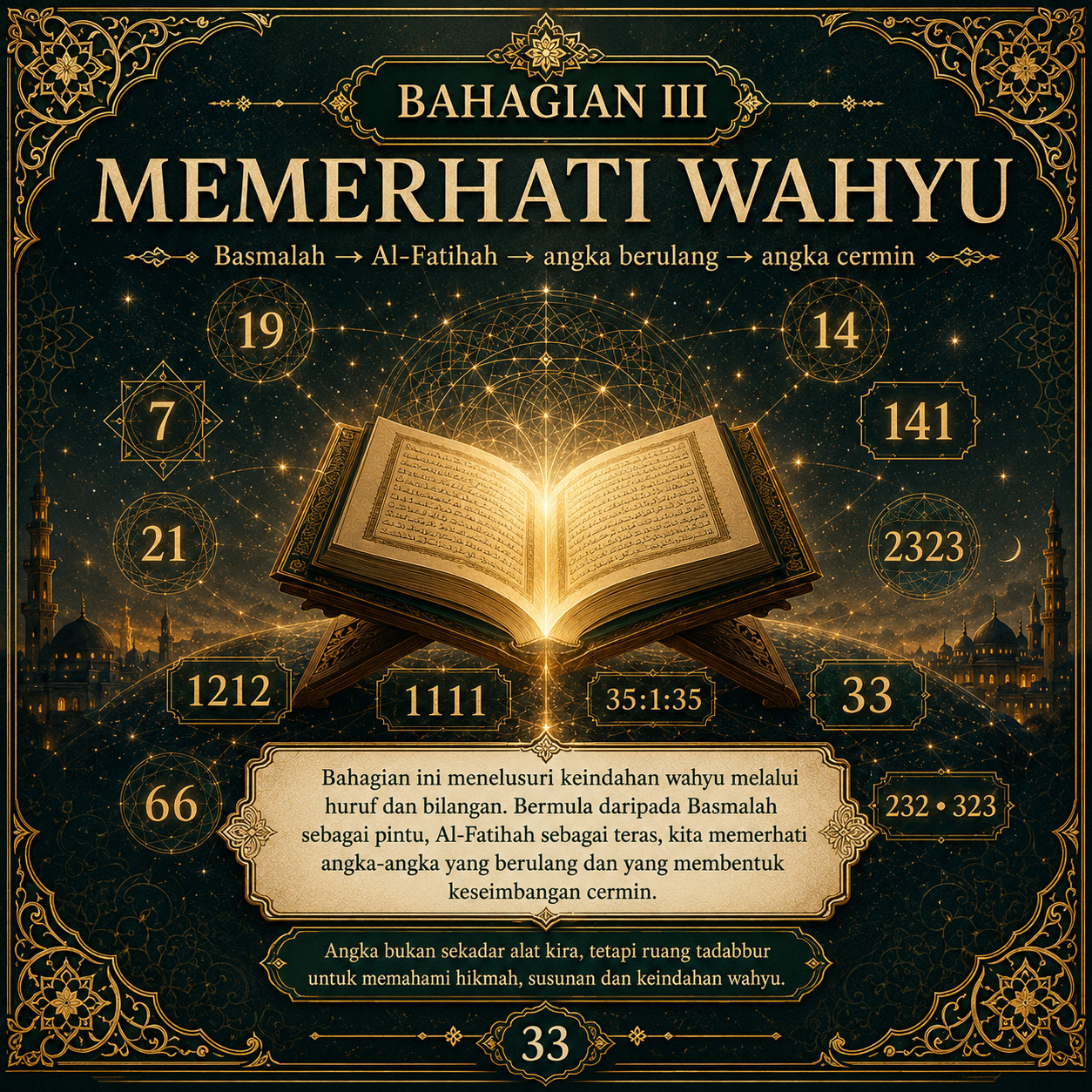 Muka 33 — Memerhati Wahyu